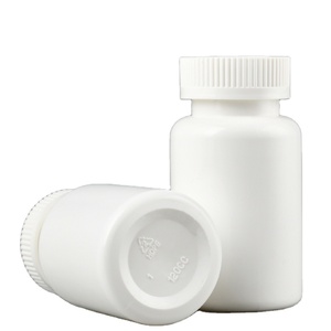 Pilflessen met kindveilige doppen Lege <span class=keywords><strong>plastic</strong></span> medicijnflessen voor huisdieren Pillenopbergpotten Schroefdoppen Sterke medicijnflessen - Product Image 1