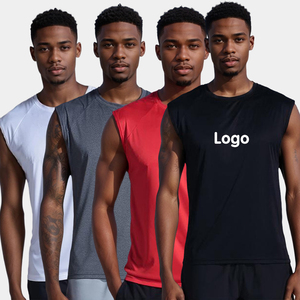 OEM Custom Muscle Bodybuilding <b>Vest</b> Singlet Sports Workout Sleeveless T Shirt <b>Stringer</b> Running For Men - Product Image 4