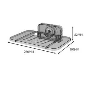 Support mural multifonctionnel pour décodeur et routeur, sans perforation, avec étagère de rangement Wi-Fi – Vente chaude usine - Product Image 6