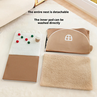 Maison pour chien, tente de type villa, écologique, durable, amovible, lavable, chaude en hiver, thermique, toutes saisons, pour chiens de taille moyenne et grande, Teddy, Poodle
