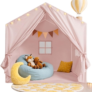 Les tentes pour enfants les plus vendues d'<span class=keywords><strong>Amazon</strong></span>, petites maisons, chambres intérieures pour bébés princesses, jouets pour garçons et filles, outils de séparation de lit - Product Image 5