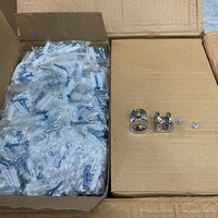 Support de verre de table matériel de montage pince à verre suspendue pinces à verre et supports raccords