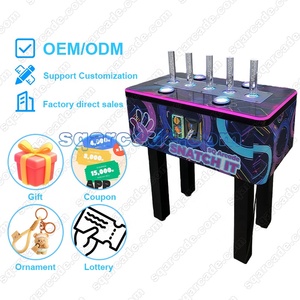 Machine de jeu de carnaval à monnayeur pour 2 joueurs : Attrapez le bâton lumineux, défi visuel et tactile de réaction - Product Image 2