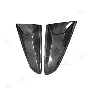 Robot phong cách sợi carbon bên cửa sổ louver bìa cho Ford <span class=keywords><strong>Mustang</strong></span> 2015 2021 phía sau bên Vent cửa sổ TRIM Bìa Phụ Kiện Xe Hơi - Product Image 2