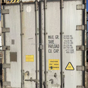 Готовый к отправке контейнер для морозильной камеры 20 футов 40 футов, использованные рефрижераторные грузовые контейнеры - Product Image 4