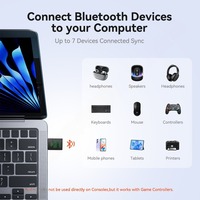 Adaptador USB WiFi 6 BT 2 en 1 para PC de Escritorio, AX900Mbps, Adaptador de Red Inalámbrica de Doble Banda 2.4G/5GHz, BT 5.4, para Windows 10/11