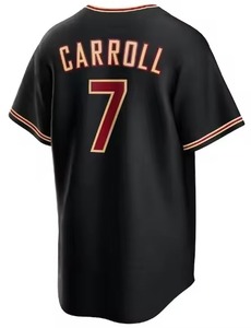 Unisex Custom Tackle Twill Stitched Breathable 260gsm Interlock Polyester Team Uniform <b>Baseball</b> Softball Jersey Plus Size Quick - Product Image 4