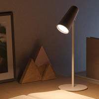Lampe de table sans fil rechargeable USB réglable à 360 ° 3 modes de couleur Lampe murale 3-en-1 à commande tactile Lampe de bureau LED magnétique