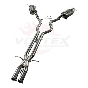 Vortex Stainless Steel Valvetronic Exhaust for Range Rover Vogue Catback Dual Muffler Performance Quad Tips - Product Image 3