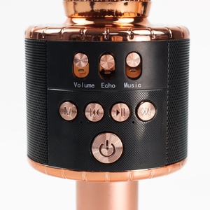 ไมโครโฟนคาราโอเกะไร้สายกลางแจ้งไร้สายแบบถือลำโพงแบบพกพาไมโครโฟนสำหรับร้องเพลง - Product Image 5