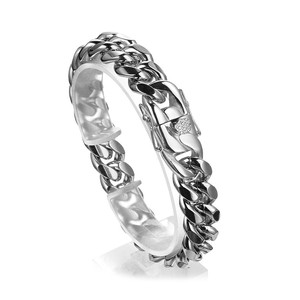 Cadena <span class=keywords><strong>de</strong></span> Mano Clásica <span class=keywords><strong>de</strong></span> Lujo <span class=keywords><strong>para</strong></span> Niños, <span class=keywords><strong>de</strong></span> Oro <span class=keywords><strong>de</strong></span> 18K y <span class=keywords><strong>Acero</strong></span> <span class=keywords><strong>Inoxidable</strong></span> 316L, Estilo Miami Cubano, Gruesa, Geométrica, <span class=keywords><strong>para</strong></span> Aniversario - Product Image 6