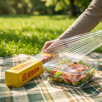 Film alimentaire PVC sur mesure multi-tailles, 10 microns, haute perméabilité à l'oxygène, pour l'emballage des aliments frais