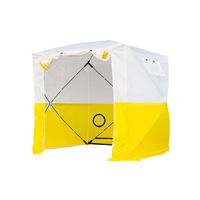Abri portable d'extérieur à une chambre, tente de camping pop-up en fibre de verre et tissu Oxford, utilisable en toutes saisons, imperméable, résistante au soleil et au froid