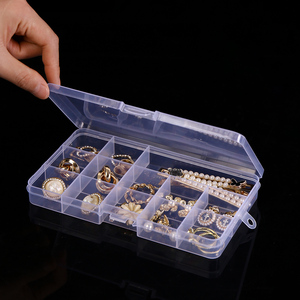 pp Bead Accessories Plastic <strong>Small</strong> Transparent Jewelry Desktop Parts <strong>Storage</strong> <strong>Box</strong> Clear Plastic <strong>Storage</strong> <strong>Box</strong> With Dividers - Product Image 4