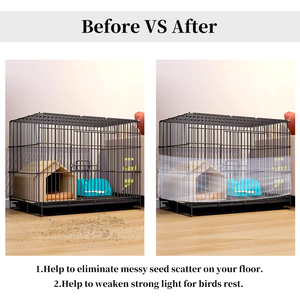 Cage à oiseaux en métal et fer avec éléments en plastique pour l'élevage de perruches peonies et d'oiseaux de villa - Product Image 4