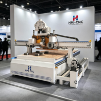 Centre CNC ATC pour le bois 1530, routeur industriel pour la sculpture sur bois avec servomoteur et cadre haute rigidité