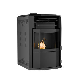 Poêle à granulés <span class=keywords><strong>en</strong></span> fonte PANSEE PU-120 avec télécommande WiFi, écologique et durable, autoportant pour les maisons modernes - Product Image 3