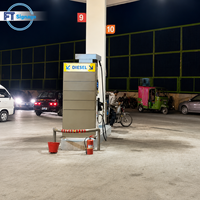 Support d'affichage publicitaire extérieur en métal personnalisé pour station-service, pompe à air, zone de service automobile, signalétique, kiosque, cadre en acier durable