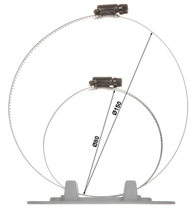 Original Dahua PFA152-E Pole Mount Bracket IP67 Waterproof Aluminum Housing White <b>IP</b> <b>Camera</b> Bracket - Product Image 3