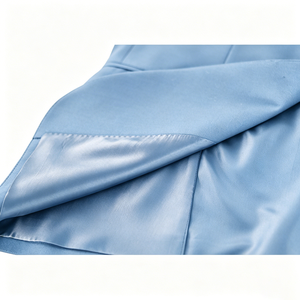 Blazer Homme Bleu Clair Imperméable à Simple Boutonnage Coupe Slim avec Logo Personnalisé – Veste <span class=keywords><strong>de</strong></span> Costume Élégante pour Mariage et Soirée, Deux Boutons - Product Image 3