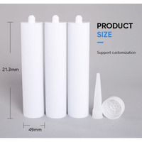 Precio de fábrica HDPE Botella de plástico vacía para apretar Botella de súper pegamento con forma de cilindro de tapa de Punta larga