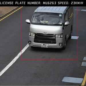 Radargeschwindigkeitsmesser für Autos mit Kamera und LED-Verkehrssicherheitsschild - Product Image 5
