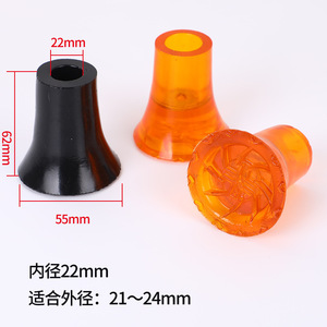 Patin en caoutchouc antidérapant pour canne avec insert en fer – Accessoire durable pour bâton de marche - Product Image 3