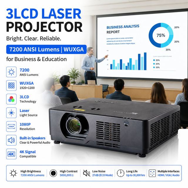 RGB Laser Projector 4K UHD Home Theater Native  Smart Android TV WiFi  Wireless Ceiling Golf Simulator Screen WiFi