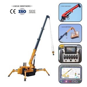 رافعة متحركة بتصميم جديد، رافعة عنكبوتية صغيرة بارتفاع 8 أمتار و10 أمتار، رافعات أرضية - Product Image 4