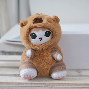 Llavero de Peluche de Gato Tiburón, Lindo y Moderno, Muñeco de Peluche de Gato Tiburón para Disfrazarse - Product Image 2