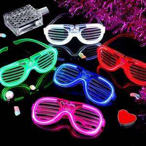 Gafas Luminosas LED de Neón Intermitentes para Fiestas, Bares, Conciertos, Accesorios Fluorescentes para Fotos - Product Image 1