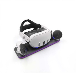 Base de charge VR avec lumières RVB, support de charge pour casque et manettes pour <span class=keywords><strong>Meta</strong></span> <span class=keywords><strong>Quest</strong></span> 3 - Product Image 6