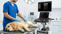 Système d'échographie Doppler couleur EUR VET avec sonde ultra-claire 3D/4D/TDI/Auto IMT/Elastograph pour la capture d'images