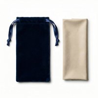 Pochette 100% Microfibre avec Cordon de Serrage Imprimée sur Mesure pour Lunettes, Écrans et Sac de Soin Produit