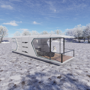 Custom 20Ft 30Ft 40Ft Portable Prefab Cabin <span class=keywords><strong>Hotel</strong></span> Home Sleep Pod Outdoor Mobile Tiny Office Capsule <span class=keywords><strong>Hotel</strong></span> Hecho en China - Product Image 3