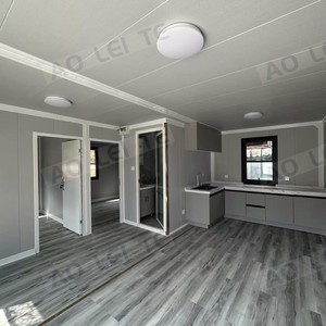 La casa prefabbricabile espandibile del contenitore della cabina dell'ala doppia dell'impianto idraulico di 20FT per la casa Mobile si espande e l'<span class=keywords><strong>hotel</strong></span> - Product Image 5