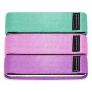 BSCI factory hot product Custom Logo 3 level Elastic Workout fitness Yoga Anti Slip polyester Fabric loop bands Hip <b>Booty</b> bands - Product Image 6