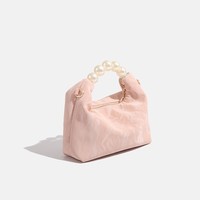 Sac à main pour femmes avec perles Luxury Design Pearl Handbag Ladies PU Leather Shoulder Bag