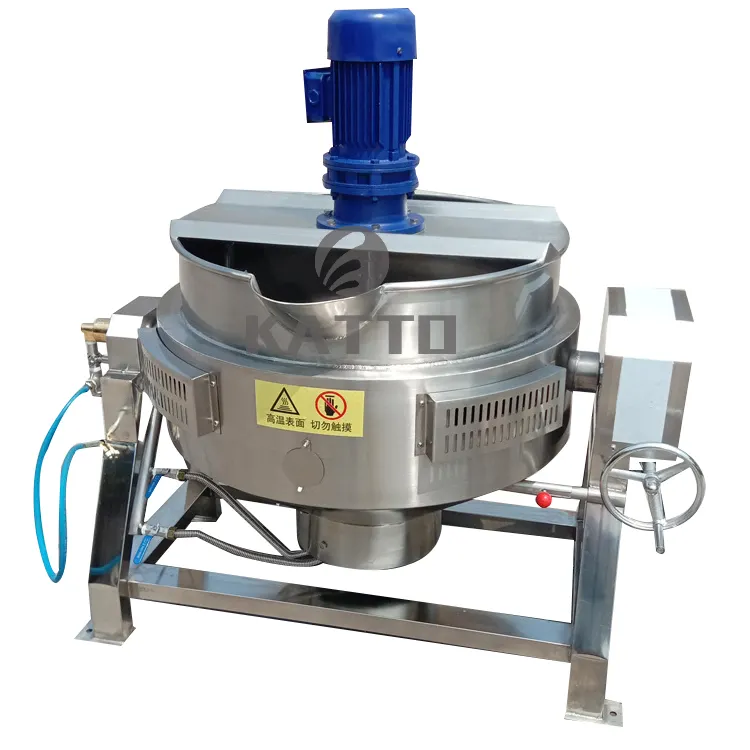 Best Selling Automatische Hot Saus Making Machine Saus Koekenpan Koken Machine