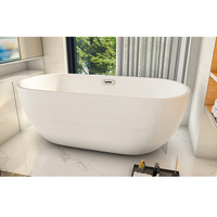 Bañera de Lujo de Alta Calidad, Moderna, Independiente, de Acrílico, para Baño, Bañera Independiente para Remojo