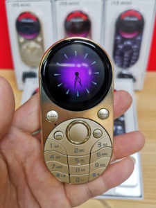 Mini Điện Thoại 2024 I15mini Loại-C Sạc 1.39 "Vòng Màn Hình Tốc Độ Quay Số 2 Sim GSM <span class=keywords><strong>Loud</strong></span> Loa FM Danh Sách Đen Đèn Pin - Product Image 6