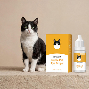Gouttes oculaires pour chiens et chats : Soulagent la sécheresse oculaire, éliminent les taches de larmes et les pertes de liquide oculaire, lotion anti-démangeaisons pour animaux de compagnie, fabrication OEM prise en charge - Product Image 1