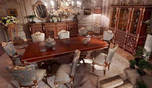 Di alta qualità antico set <span class=keywords><strong>tavolo</strong></span> da pranzo in legno massello Francese <span class=keywords><strong>foglia</strong></span> <span class=keywords><strong>oro</strong></span> intagliato <span class=keywords><strong>tavolo</strong></span> da pranzo con 8 sedie - Product Image 5