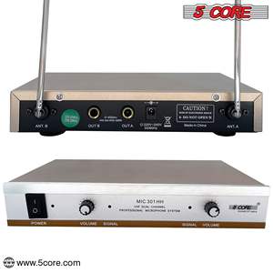 Receptor Inalámbrico S-Core Mc 361 Hh de 2 Canales, 572-830 Mhz, Salida BNC, Equipo de Audio Profesional - Product Image 3