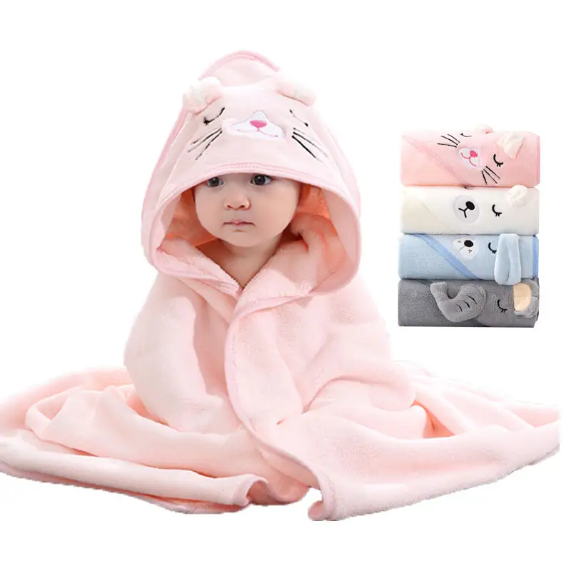 Hoge Kwaliteit Biologisch Katoen Dikke Capuchon Pasgeboren Meisjes Jongen Poncho Peuter Baby Kids Badhanddoek