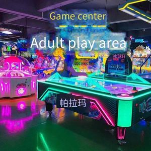 Steel <b>Tables</b> Electric 1 Foosball Player <b>Multi</b> Full Multigame 7ft Hockey, Material Wood Power 2 Cooper Air Hockey <b>Table</b> - Product Image 4