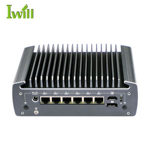 Mini PC de 6 Puertos Ethernet Sin Ventilador <span class=keywords><strong>Intel</strong></span> <span class=keywords><strong>Core</strong></span> <span class=keywords><strong>I3</strong></span> <span class=keywords><strong>10110U</strong></span> Router Firewall Pfsense Económico con POE - Product Image 1