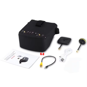 good FPV Glasses kit 800D 5.8G 4.9G 40CH 5 Inch Headset HD DVR Diversity FPV Glasses for <b>rc</b> FPV <b>Drone</b> Accessories Parts - Product Image 5