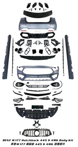 Nuovo Design Kit Carrozzeria per <span class=keywords><strong>Mercedes</strong></span> Classe <span class=keywords><strong>A</strong></span> W177 A45 Anno 2019, Paraurti Posteriore di Alta Qualità, Parte di Aggiornamento Esterno, Componenti Auto - Product Image 5