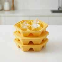 Moule à glaçons en silicone personnalisé à 12 compartiments, réutilisable, écologique, durable, sans BPA, compatible lave-vaisselle, avec couvercle, pour machine à crème glacée